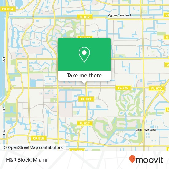 Mapa de H&R Block