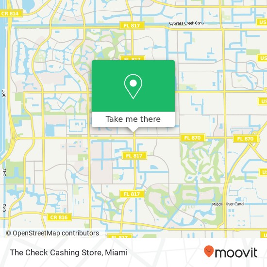 Mapa de The Check Cashing Store