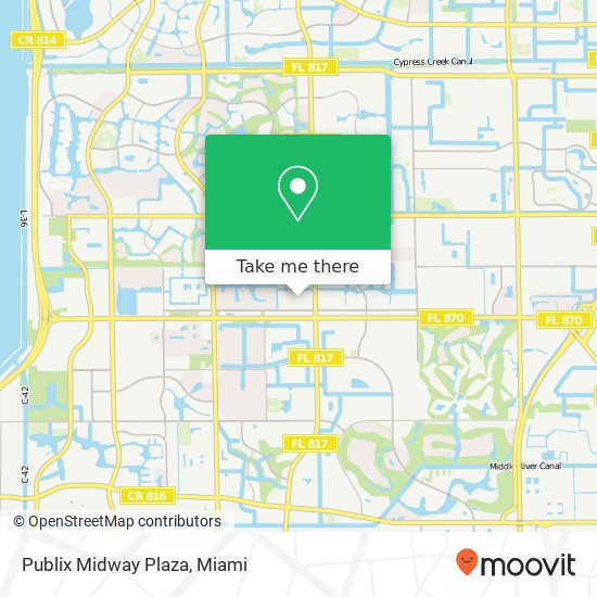 Mapa de Publix Midway Plaza