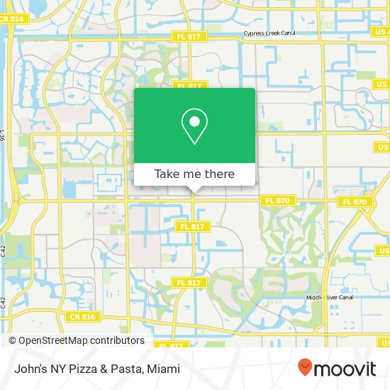 John's NY Pizza & Pasta map