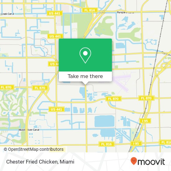 Mapa de Chester Fried Chicken