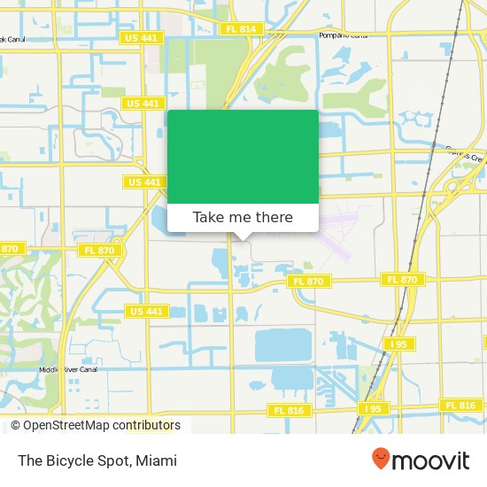 Mapa de The Bicycle Spot