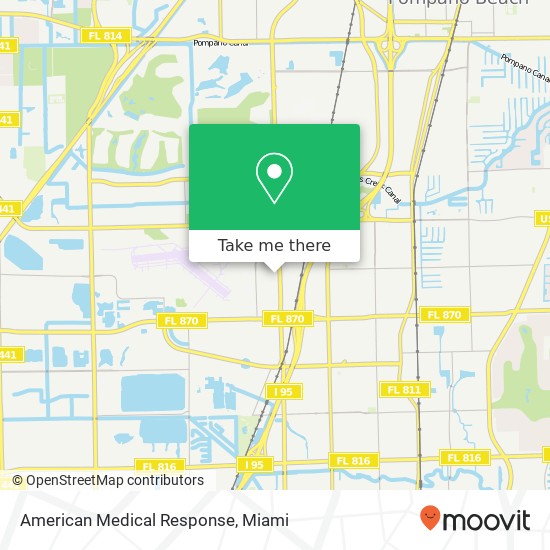 American Medical Response map