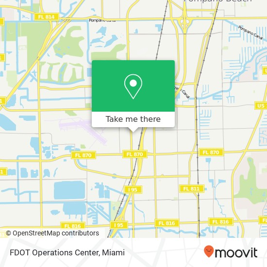 FDOT Operations Center map