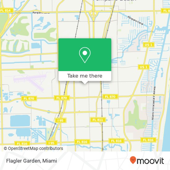 Mapa de Flagler Garden