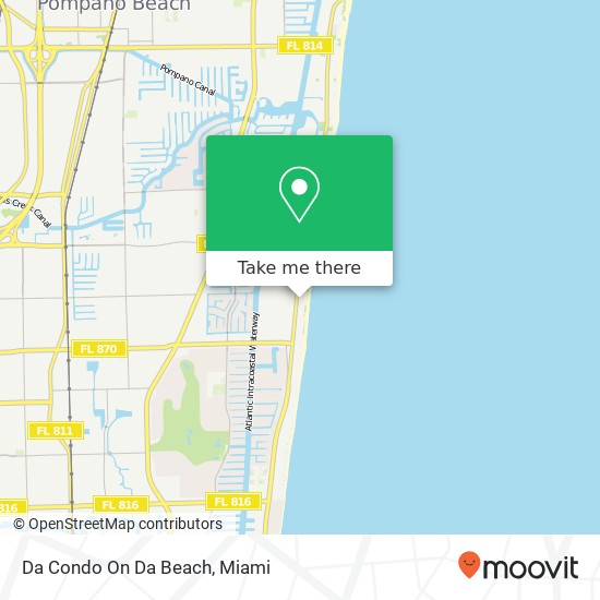 Mapa de Da Condo On Da Beach