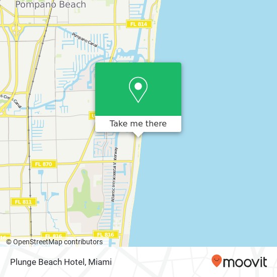 Mapa de Plunge Beach Hotel