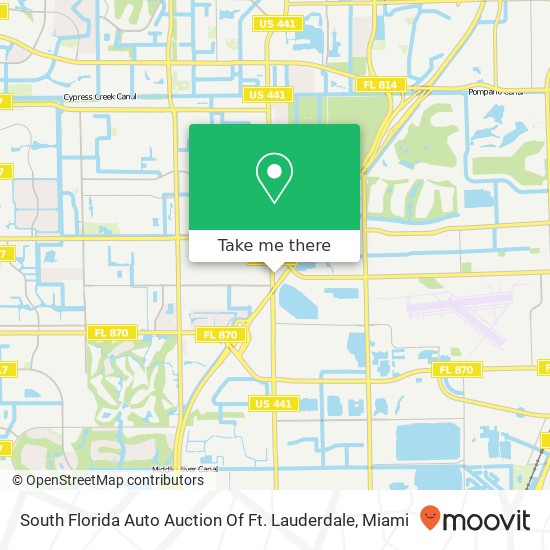 South Florida Auto Auction Of Ft. Lauderdale map