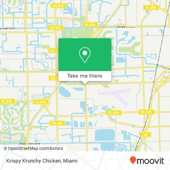 Krispy Krunchy Chicken map