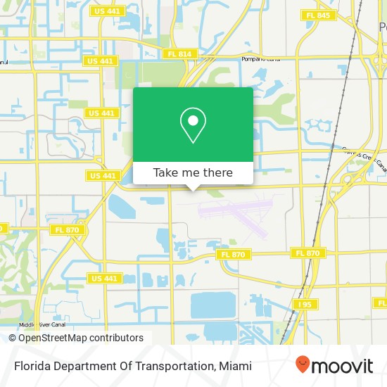 Florida Department Of Transportation map