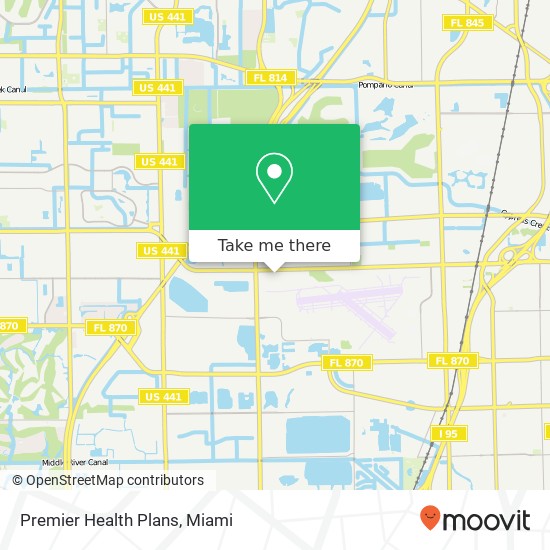 Premier Health Plans map