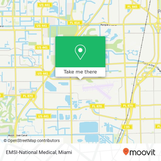 Mapa de EMSI-National Medical