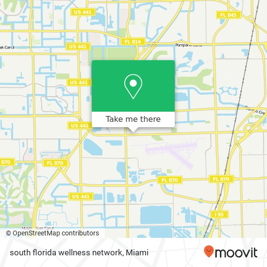 Mapa de south florida wellness network