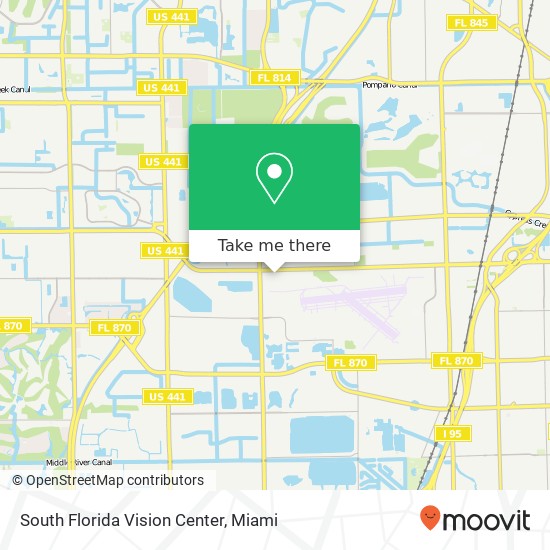 Mapa de South Florida Vision Center