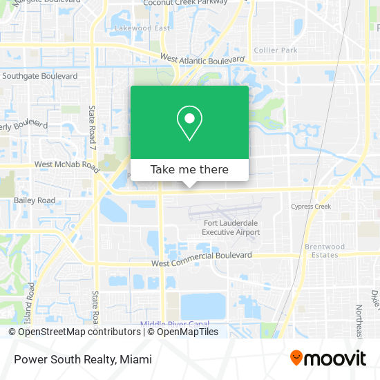 Power South Realty map