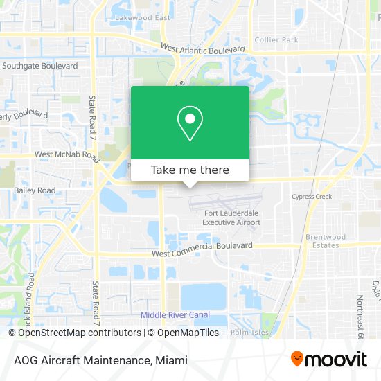 Mapa de AOG Aircraft Maintenance