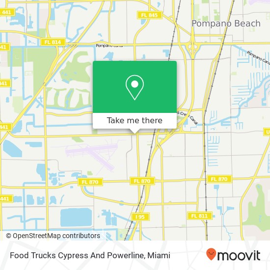 Food Trucks Cypress And Powerline map
