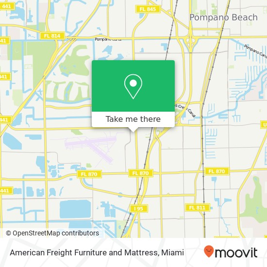 Mapa de American Freight Furniture and Mattress