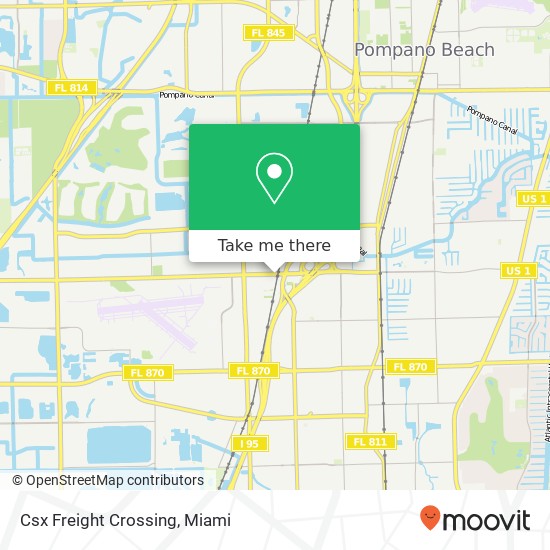 Csx Freight Crossing map