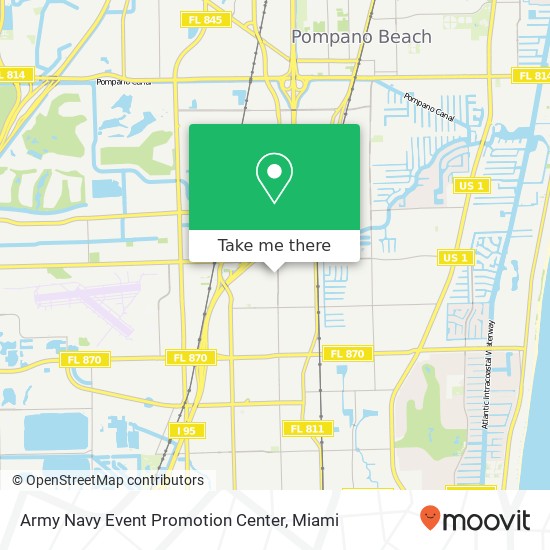 Army Navy Event Promotion Center map