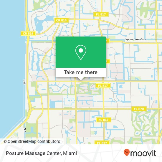 Posture Massage Center map