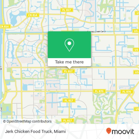 Jerk Chicken Food Truck map