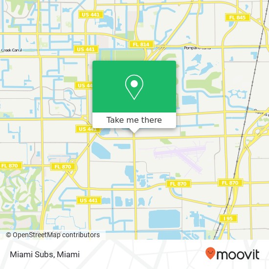 Miami Subs map