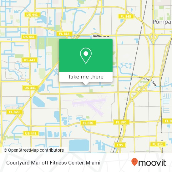 Courtyard Mariott Fitness Center map