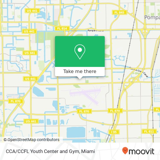 Mapa de CCA/CCFL Youth Center and Gym