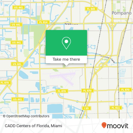 CADD Centers of Florida map