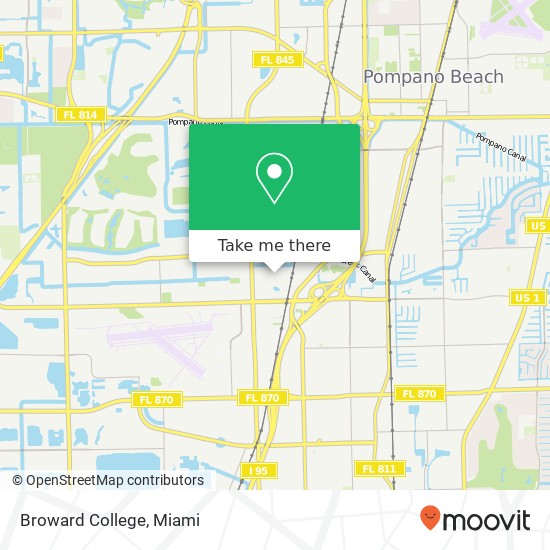 Broward College map