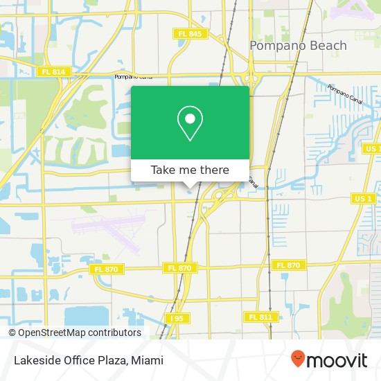 Mapa de Lakeside Office Plaza