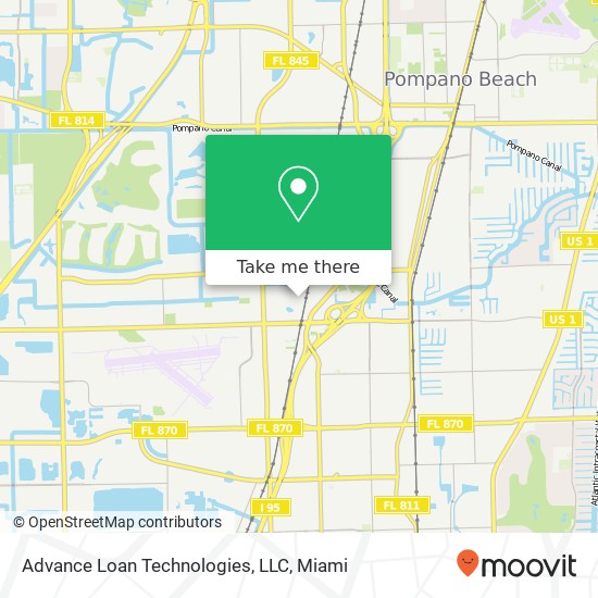 Mapa de Advance Loan Technologies, LLC