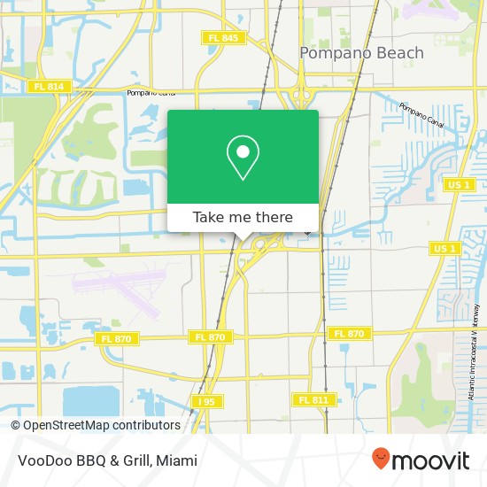 Mapa de VooDoo BBQ & Grill