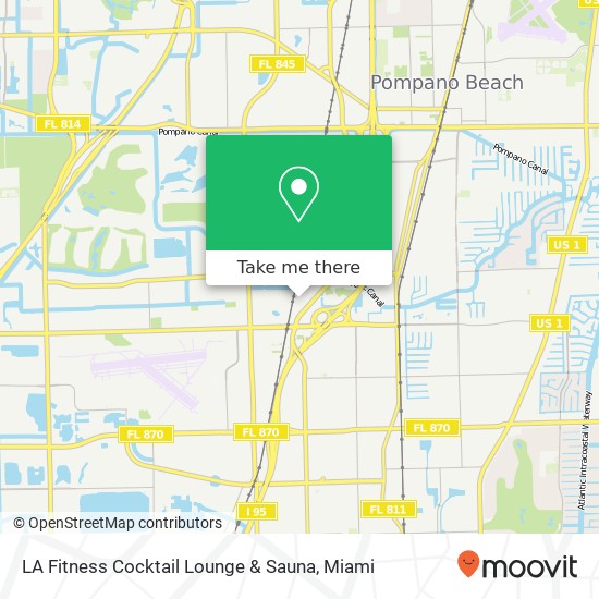 Mapa de LA Fitness Cocktail Lounge & Sauna