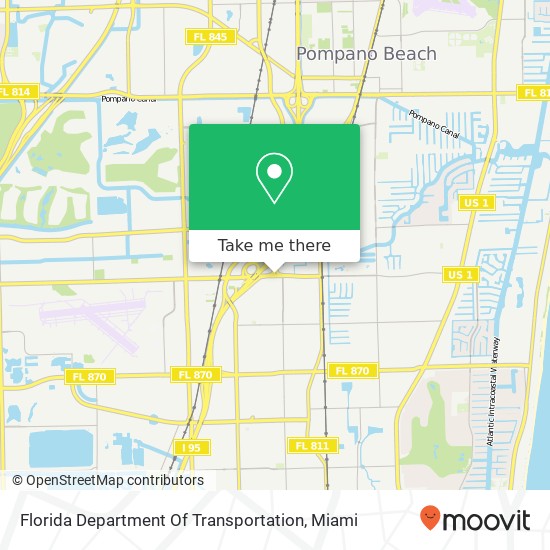 Florida Department Of Transportation map