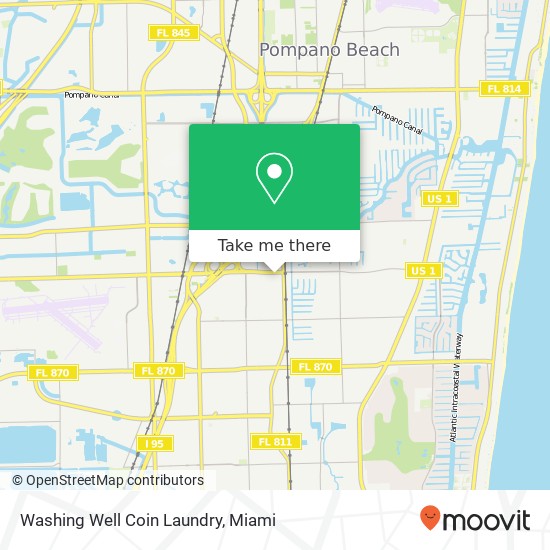 Washing Well Coin Laundry map