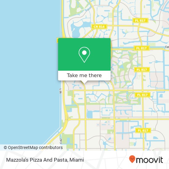 Mazzola's Pizza And Pasta map