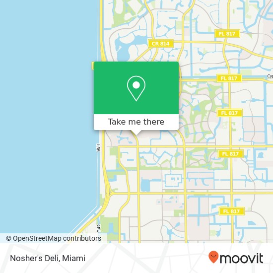 Nosher's Deli map