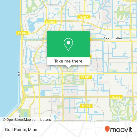 Golf Pointe map