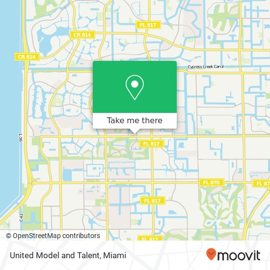 Mapa de United Model and Talent