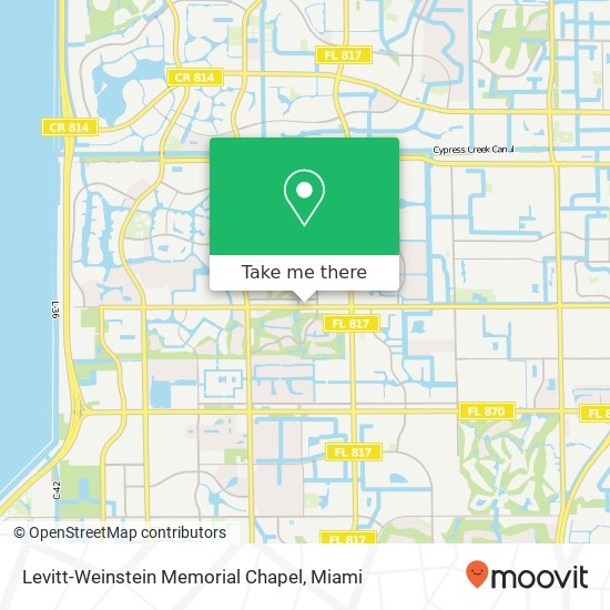 Levitt-Weinstein Memorial Chapel map