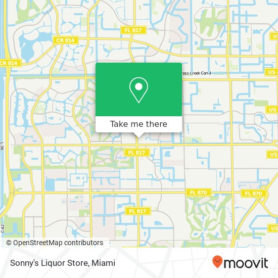 Mapa de Sonny's Liquor Store