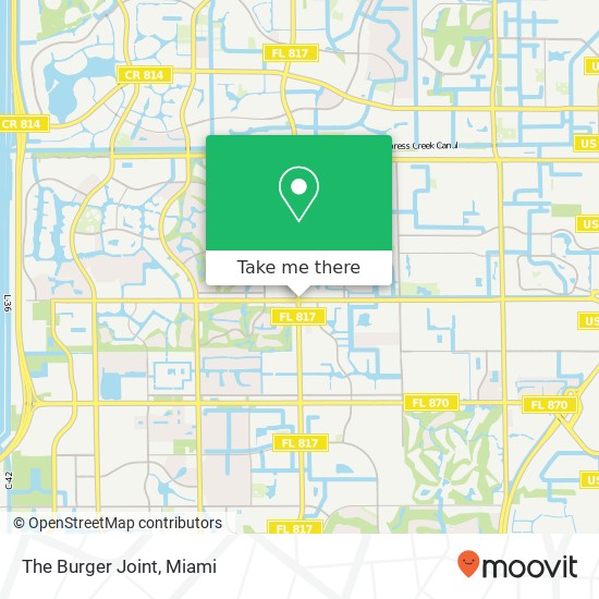 Mapa de The Burger Joint