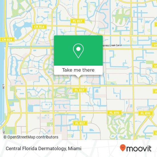 Mapa de Central Florida Dermatology