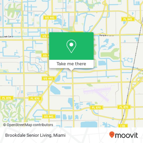 Brookdale Senior Living map