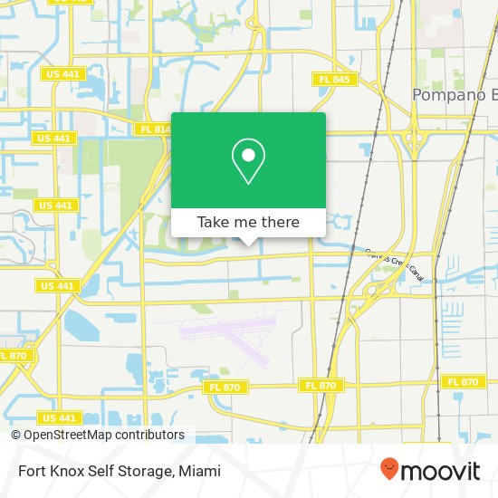 Mapa de Fort Knox Self Storage