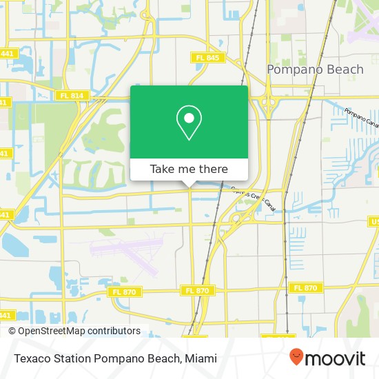 Mapa de Texaco Station Pompano Beach