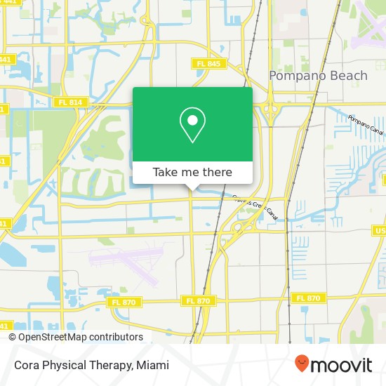 Mapa de Cora Physical Therapy