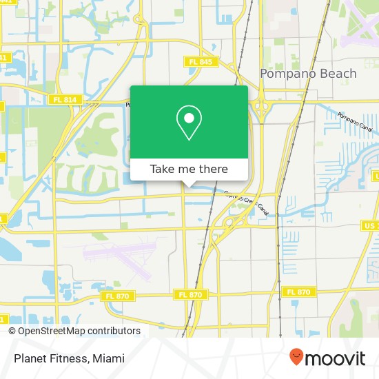 Planet Fitness map